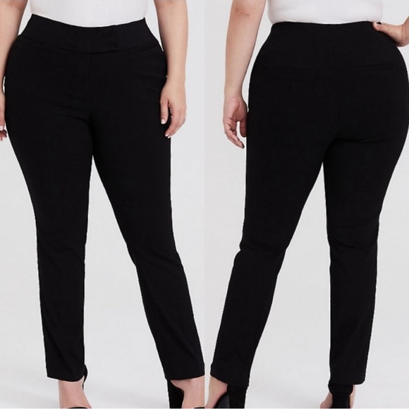 torrid Pants - NWT TORRID STANDARD MILLENNIUM STRETCH BLACK STRAIGHT LEG DRESS PANTS SIZE 18